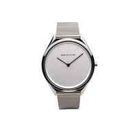 BERING Unisex Analog Quartz ultra slim collection Watch with stainless steel Strap and Sapphire Crystal 17039-000