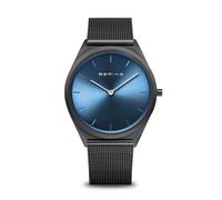 Bering , Unisex Watch Ultra Slim 39 mm Mesh Bracelet Black 17039-227 ,Black unisex, Sizes: ONE SIZE