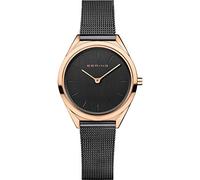 BERING Unisex Analog Quartz ultra slim collection Watch with stainless steel Strap and Sapphire Crystal 17031-166