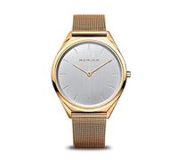BERING Unisex Analog Quartz ultra slim collection Watch with stainless steel Strap and Sapphire Crystal 17039-334