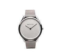 BERING Unisex Analog Quartz ultra slim collection Watch with stainless steel Strap and Sapphire Crystal 17039-000