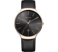 BERING Unisex Quartz Watch, 38 mm Stainless-Steel Case and Sunray Dial, Milanese Strap, Sapphire Crystal, 3 ATM, 13338