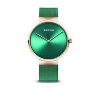 Bering Unisex Quartz Watch, 39 mm Stainless-Steel Case and Dial, Milanese Strap, Sapphire Crystal, 5 ATM, 14539