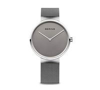 Bering Unisex Quartz Watch, 39 mm Stainless-Steel Case and Dial, Milanese Strap, Sapphire Crystal, 5 ATM, 14539