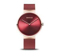 Bering Unisex Quartz Watch, 39 mm Stainless-Steel Case and Dial, Milanese Strap, Sapphire Crystal, 5 ATM, 14539