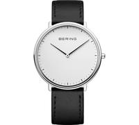 BERING Unisex Quartz Watch | Watch 39 mm Stainless Steel Case and Sunray Dial | Milanese Strap | Sapphire Glass | 3 ATM | 15739, Black/White, 39, 15739-404