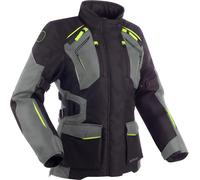 Bering Vision waterproof Ladies Motorcycle Textile Jacket, black/grey, size 46