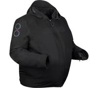 Bering Warwick King Size waterproof Motorcycle Textile Jacket, black, size XL
