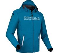 Bering Warwick waterproof Motorcycle Textile Jacket, white-blue, size 3XL for Men