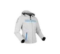 Bering Warwick Women's MC Jacket Light Grey/BlueS Light Grey,Blue