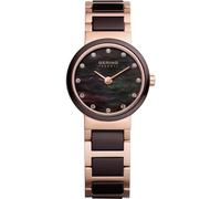 BERING Women Analog Quartz Ceramic Collection Watch with Stainless Steel/Ceramic Strap & Sapphire Crystal