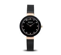 Bering , Ladies Watch Ceramic 29 mm Bracelet Milanaise 11429-166 ,Black female, Sizes: ONE SIZE