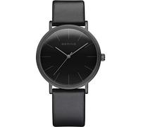 BERING Women Analog Quartz Classic Collection Watch with Calfskin Leather Strap and Sapphire Crystal 13436-422