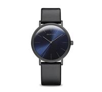 BERING Women Analog Quartz Classic Collection Watch with Calfskin Leather Strap and Sapphire Crystal 13436-427
