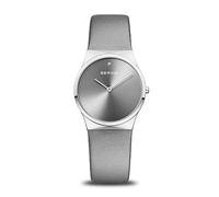 BERING Women Analog Quartz Classic Collection Watch with Satin Strap and Sapphire Crystal 12130-609