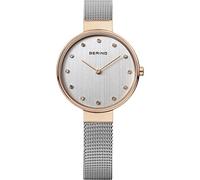 BERING Women Analog Quartz Classic Collection Watch with stainless steel Strap and Sapphire Crystal 12034-064