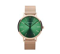BERING Women Analog Quartz Classic Collection Watch with stainless steel Strap and Sapphire Crystal 14134-368