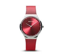 BERING Women Analog Quartz Classic Collection Watch with stainless steel Strap and Sapphire Crystal 12131-303, Silver, 31 mm