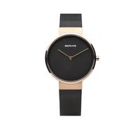 BERING Women Analog Quartz Classic Collection Watch with stainless steel Strap and Sapphire Crystal 14531-166, Rose Gold, 31 mm