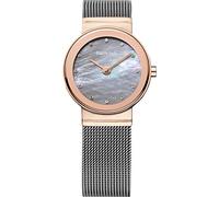 BERING Women Analog Quartz Classic Collection Watch with Stainless Steel Strap & Sapphire Crystal