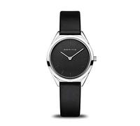 BERING Women Analog Quartz ultra slim collection Watch with Calfskin Leather Strap and Sapphire Crystal 17031-402