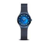 BERING Women Analog Solar Collection Watch with stainless steel Strap and Sapphire Crystal 14427-393