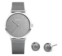 BERING Women Analogue Quartz Watch with Stainless Steel Strap 13436-309-GWP