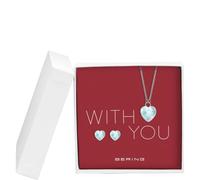 BERING Women Necklace-Earring Gift Set | Silver | Stainless Steel- 431-715-Silver