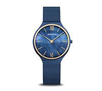BERING Women Watch Quartz Movement - Ultra Slim Collection with Stainless Steel and Sapphire Crystal 18434-397 - 3 ATM