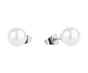 BERING Women's Earrings in White - Arctic Symphony Collection mit Stainless Steel - 716-15-05