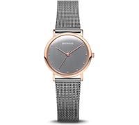 BERING Women's Quartz Watch, 26 mm Stainless-Steel Case and Dial, Milanese Strap, Sapphire Crystal, 3 ATM, 13426