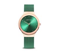 Bering Women's Quartz Watch, 34 mm Stainless-Steel Case and Dial, Milanese Strap, Sapphire Crystal, 3 ATM, 12934