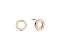 BERING Women's Stainless Steel Stud Earrings | Rose Gold | 718-37-05