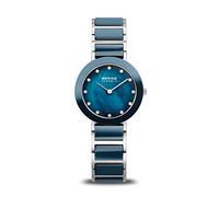 BERING Women's Watch Quartz Movement - Ceramic Collection with Stainless Steel/Ceramic and Sapphire Glass 11429-XXX Bracelet Watches