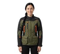 Bering Zephyr waterproof Ladies Motorcycle Textile Jacket, black-brown, size 38 for Women