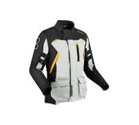 Bering Zephyr waterproof Motorcycle Textile Jacket, black-grey, size S for Men