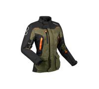 Bering Zephyr, textile jacket waterproof women T5 Black/Dark Green/Orange