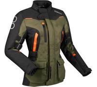 Bering Zephyr waterproof Ladies Motorcycle Textile Jacket, Khaki/Black, size 44