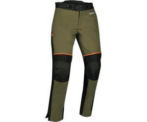 Bering Zephyr waterproof Ladies Motorcycle Textile Pants, green-brown, size 48 for Women