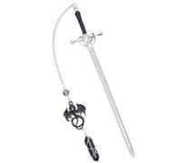 Berirexrion Fourth Wing Sword Bookmark- Fantasy Dragon Book Marks Gift Reading Men Boys Cool Unique Funny Vintage Metal Crystal Page Marker Kids Friend Birthday Students Teacher School Office Supplies