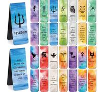 Berirexrion Greek Mythology Magnetic Bookmarks - 28 Pcs Olympians Gods Magnets Book Marks Ancient Greece Page Marker Clip for Reading Women Men Kids Book Lovers Students Teachers Bookish Gifts Decor