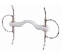 Beris Soft Tongue Port Full Cheek Snaffle Bit - 130mm