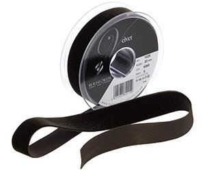 Berisfords 00102500229985DF Velvet Ribbon, Black Coffee, 102 x 30 x 102 cm