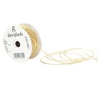 Berisfords 1.2MM Round Metallic Elastic, Polyester, Gold, 6 x 6 x 2.7 cm