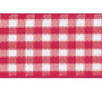 Berisfords 10 mm Gingham Ribbon, Red