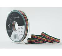Berisfords 10 mm Polyester Tartan Ribbon, Buchanan