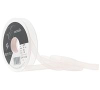 Berisfords 10 mm x 25 m Super Sheer Ribbon, Cream