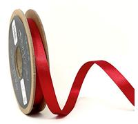 Berisfords 10mm 15 Red NewLife Satin Ribbon 100% Recycled 20m Reel