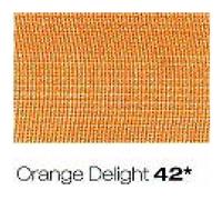 Berisfords 15mm Super Sheer Organza Ribbon - 42 Orange - per metre