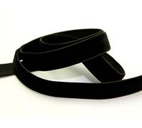 Berisfords 16mm Velvet Ribbon Mini Roll 5m 9985 Black Coffee - per 5 metre roll